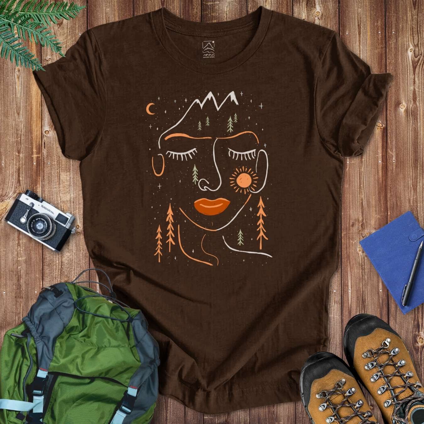 Mother Nature Tee T-Shirt Brown / S