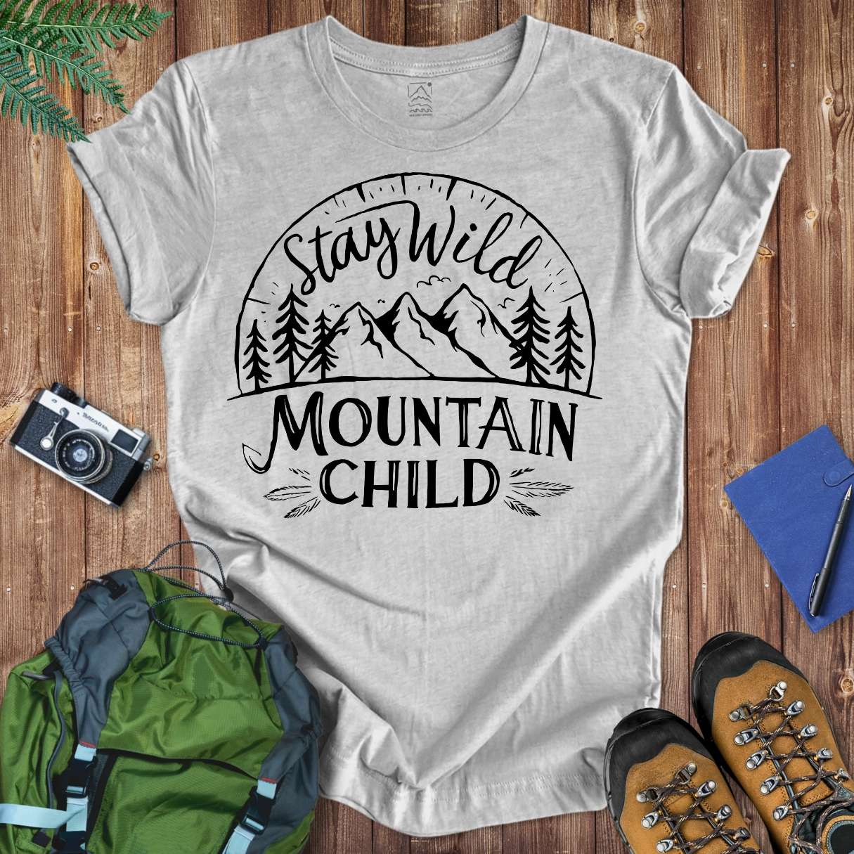 Mountain Child Tee T-Shirt Athletic Heather / S