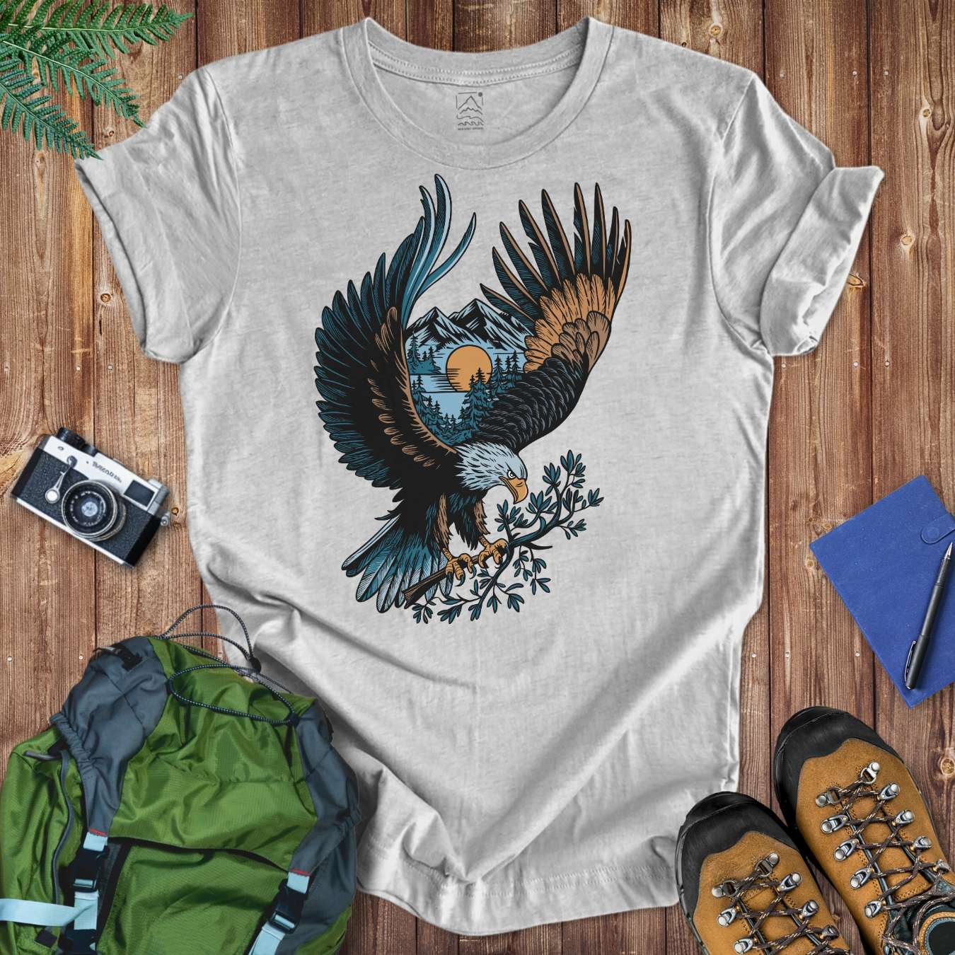 Mountain Eagle Tee T-Shirt Athletic Heather / S