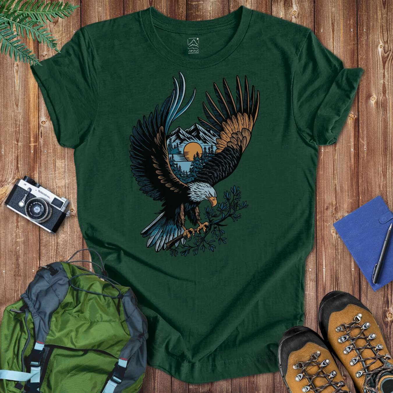 Mountain Eagle Tee T-Shirt Forest / S