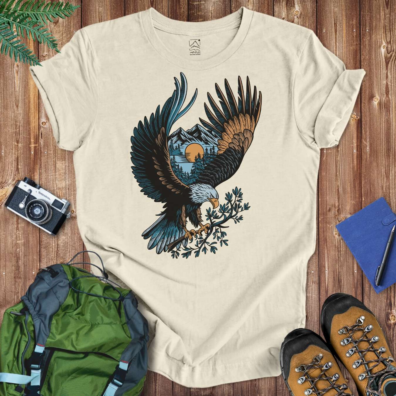 Mountain Eagle Tee T-Shirt Natural / S