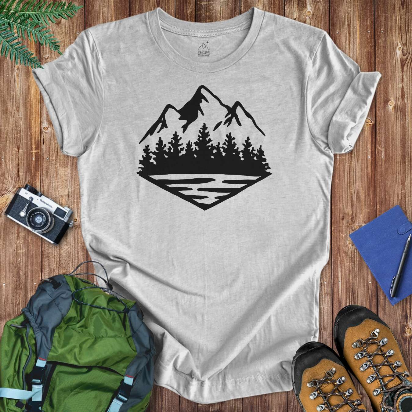 Mountain Forest Tee T-Shirt Athletic Heather / S