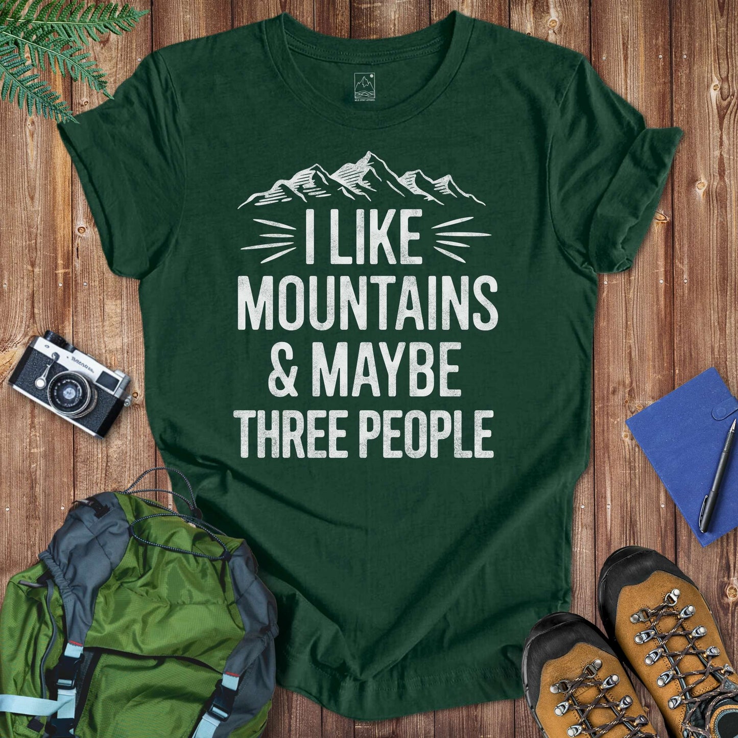 Mountains & 3 Tee T-Shirt Forest / S