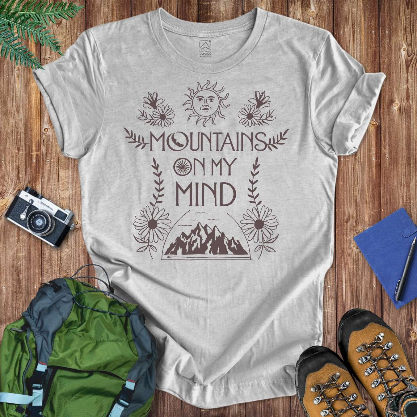 Mountains On My Mind Tee T-Shirt Athletic Heather / S