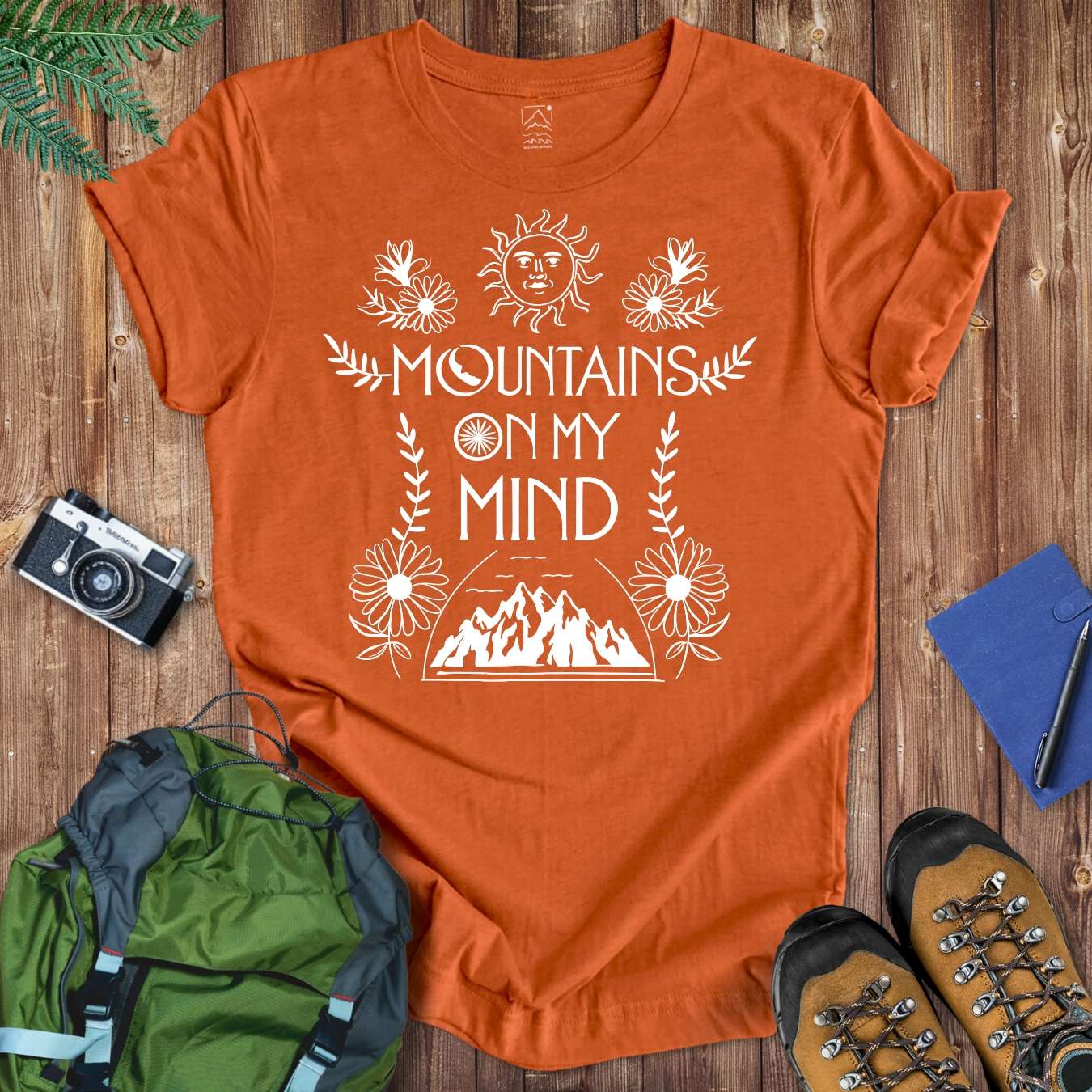 Mountains On My Mind Tee T-Shirt Autumn / S