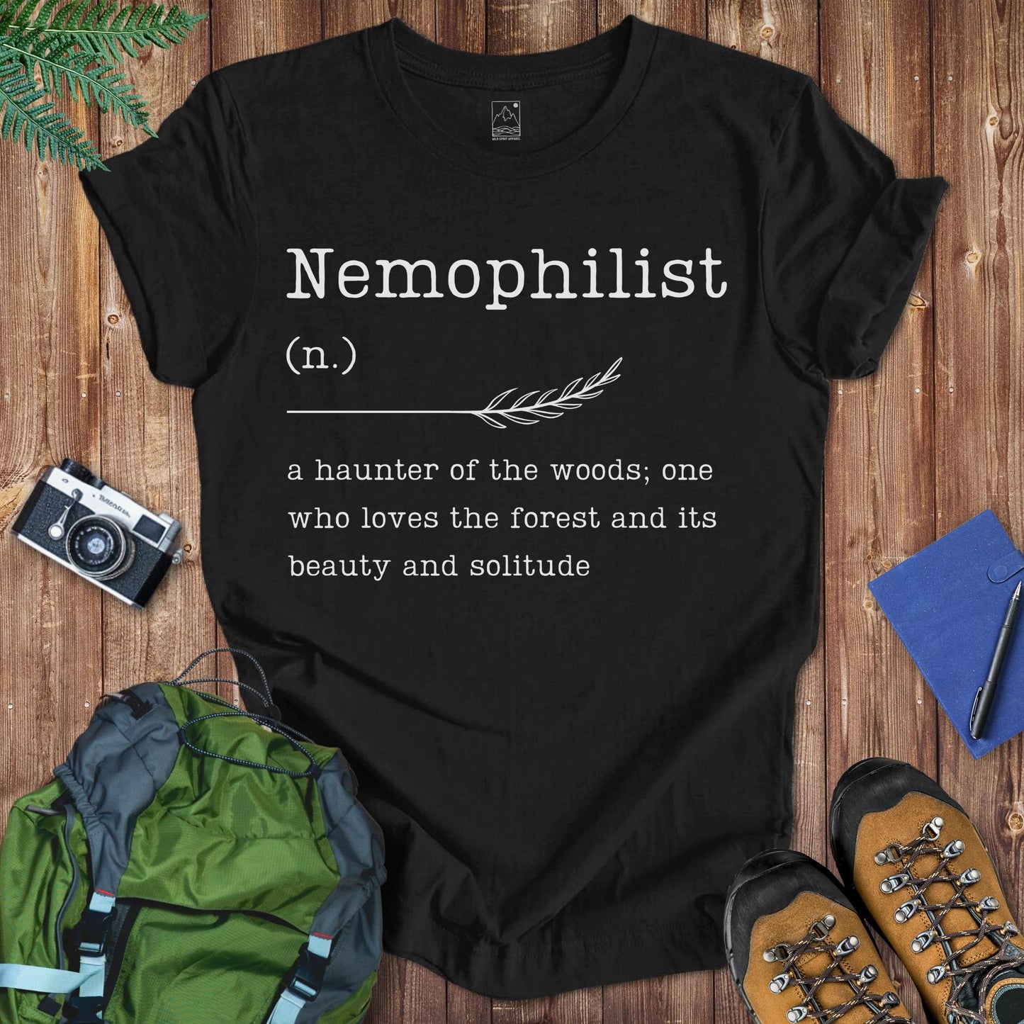 Nemophilist Tee T-Shirt Black / S