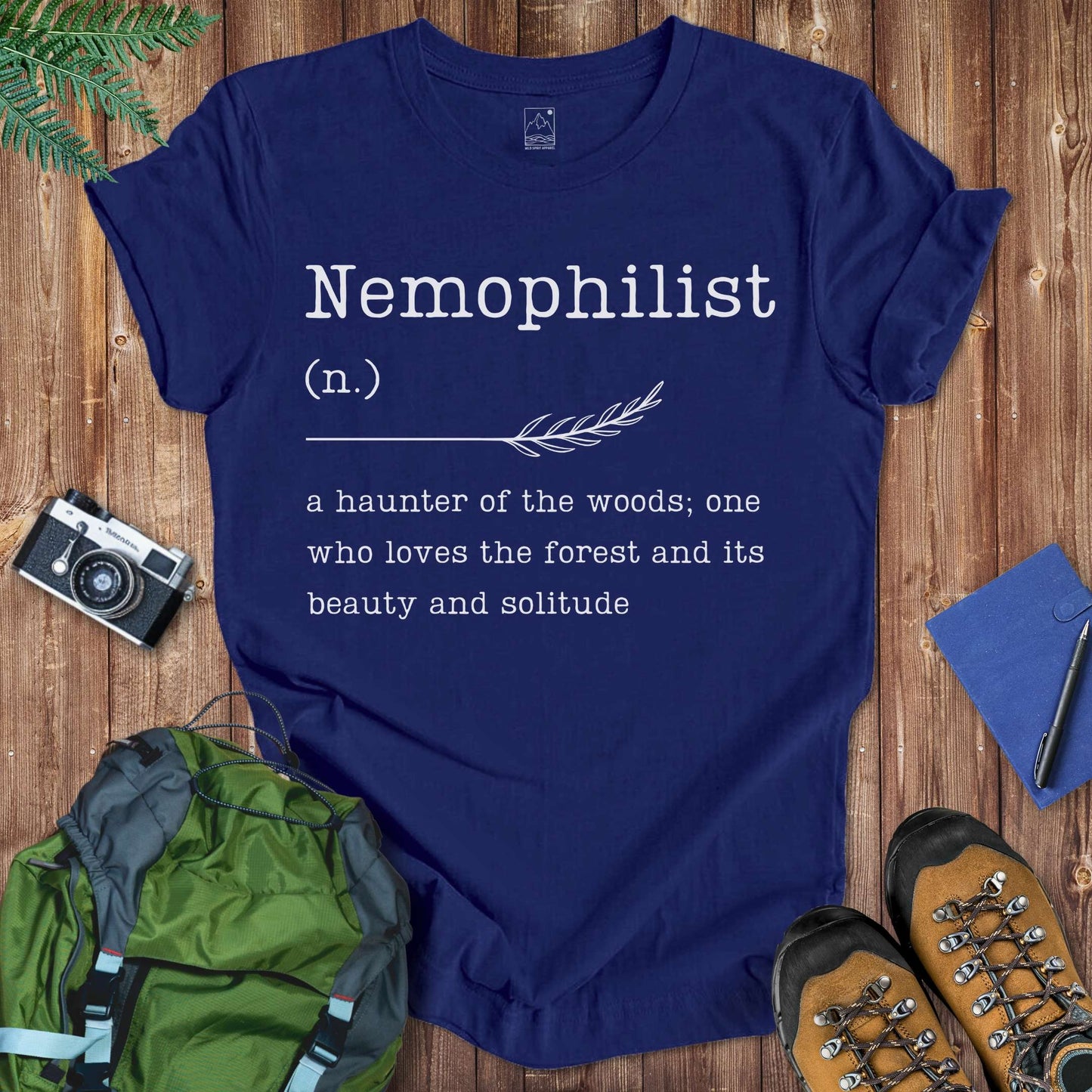 Nemophilist Tee T-Shirt Navy / S