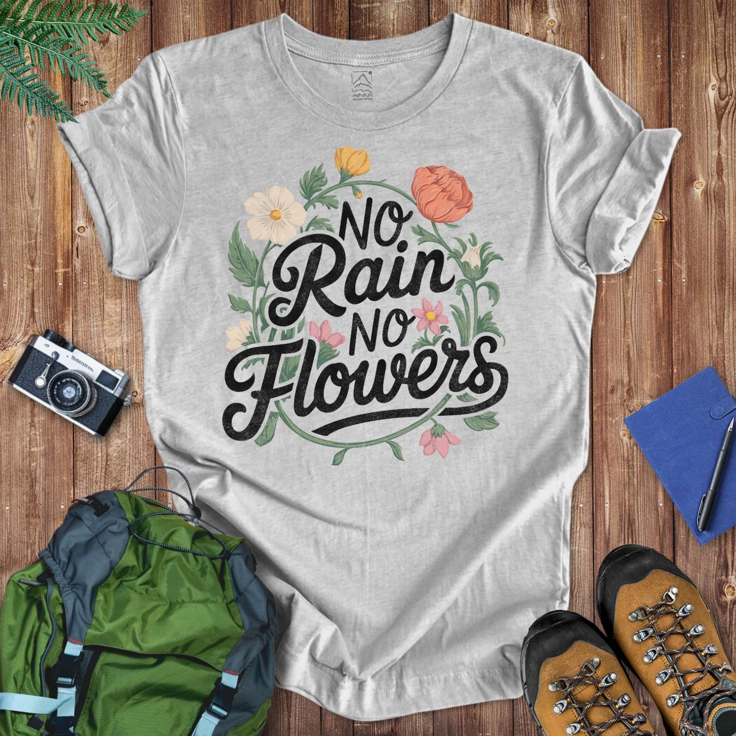 No Rain No Flowers Tee T-Shirt Athletic Heather / S