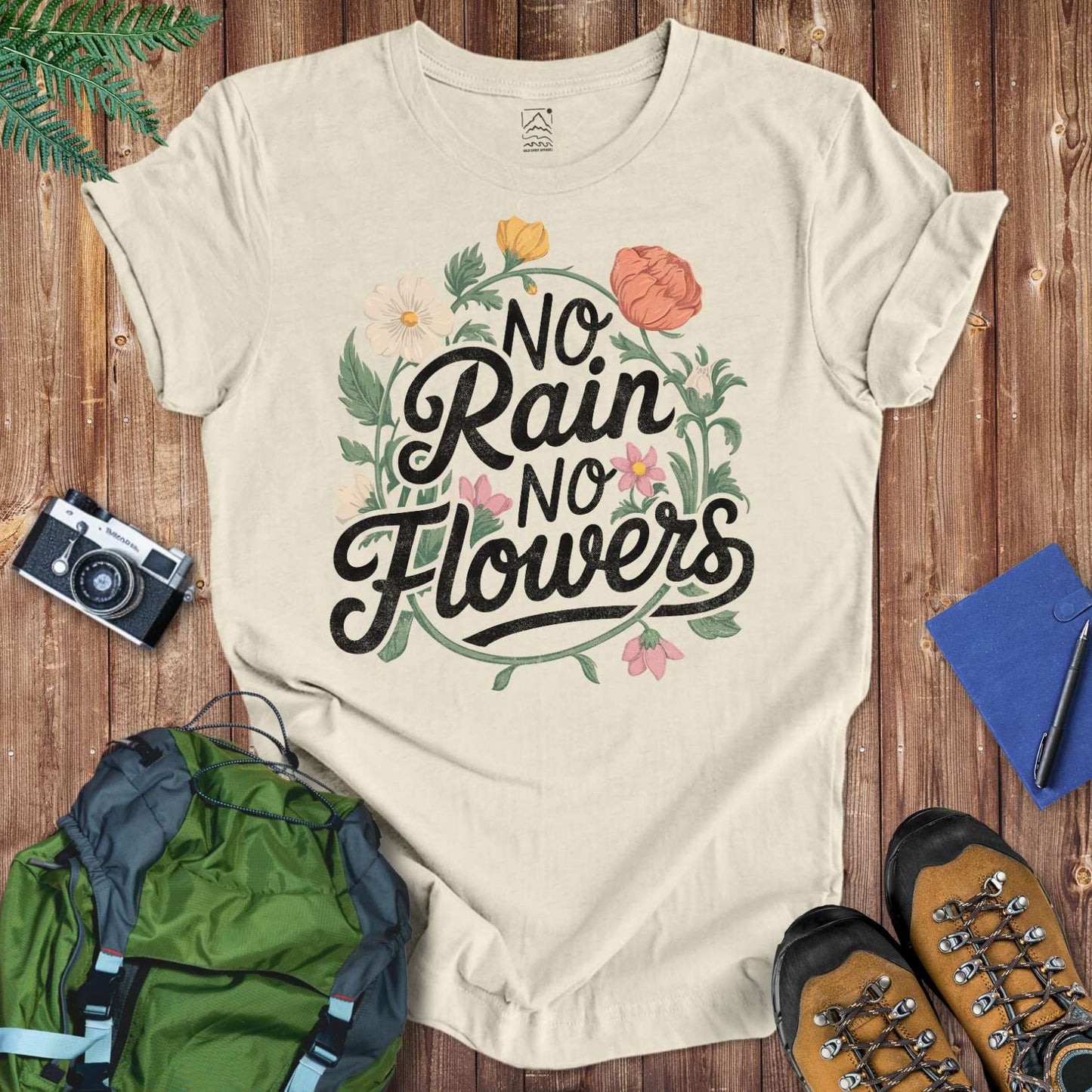 No Rain No Flowers Tee T-Shirt Natural / S