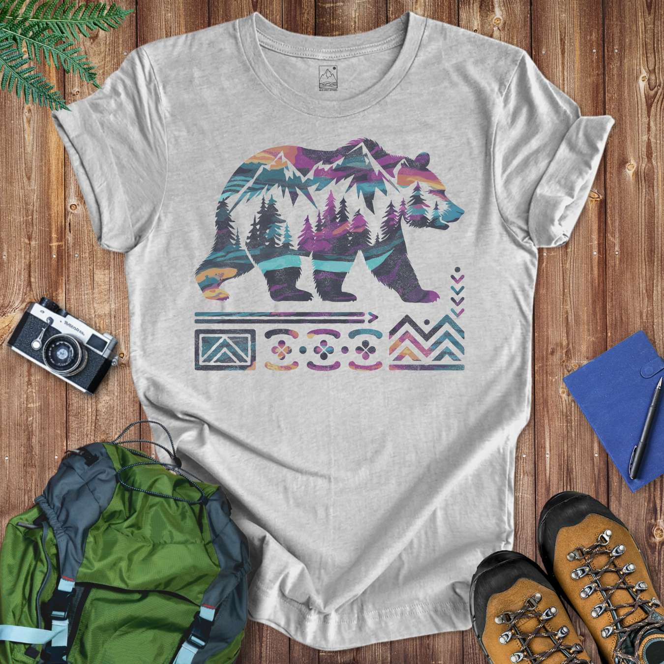 Odd Grizzly Tee T-Shirt Athletic Heather / S