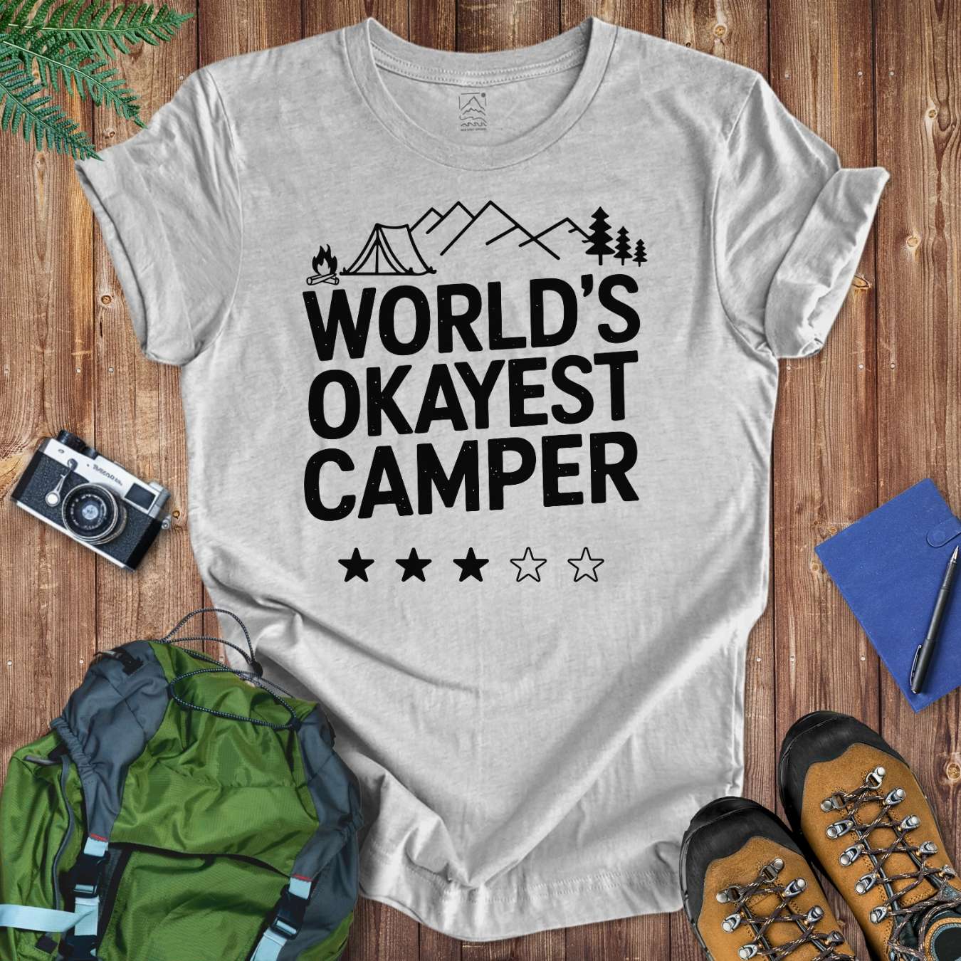 Okayest Camper Tee T-Shirt Athletic Heather / S