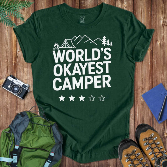 Okayest Camper Tee T-Shirt Forest / S