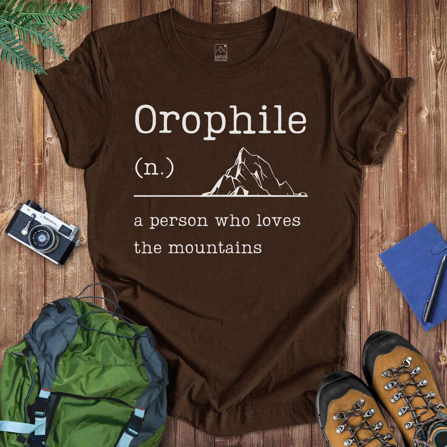 Orophile Tee T-Shirt Brown / S