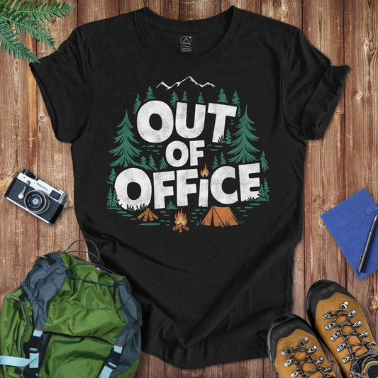 Out of Office Graphic Tee T-Shirt Black / S