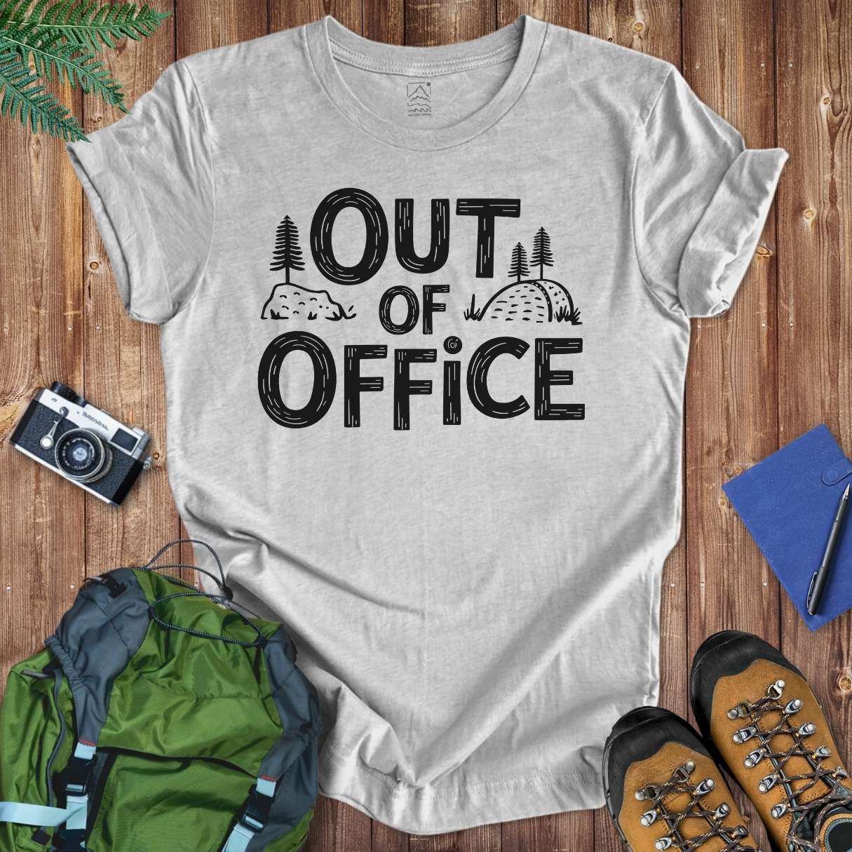 Out Of Office Tee T-Shirt Athletic Heather / S