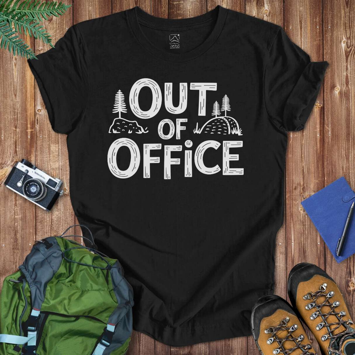 Out Of Office Tee T-Shirt Black / S