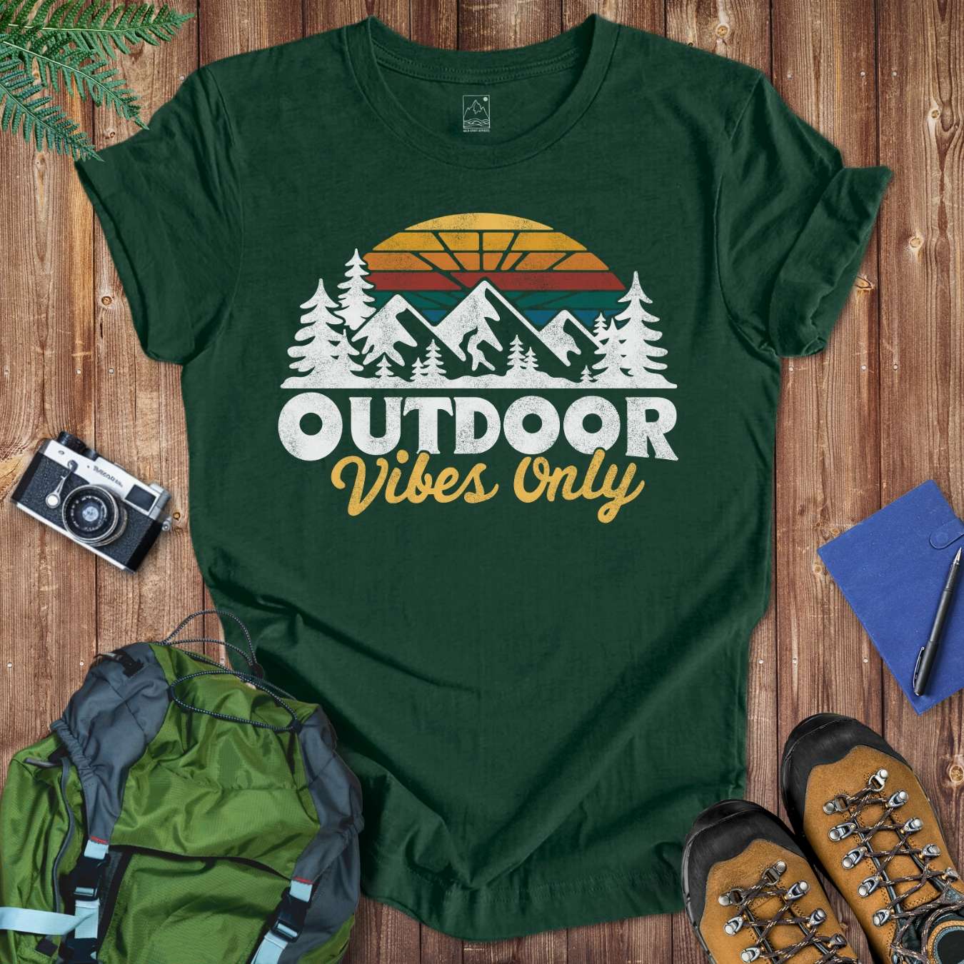 Outdoor Vibes Tee T-Shirt Forest / S