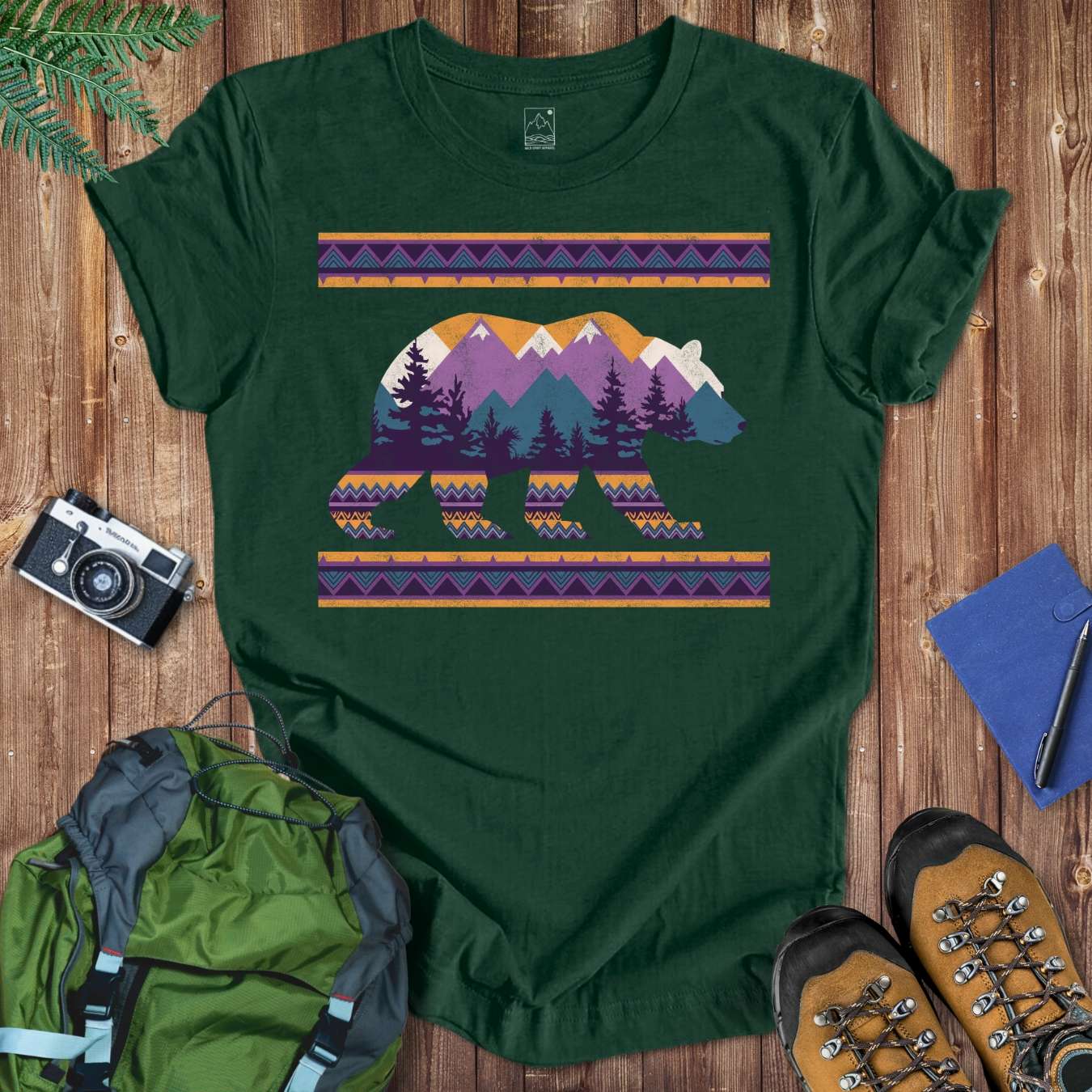 Pattern Grizzly Tee T-Shirt Forest / S