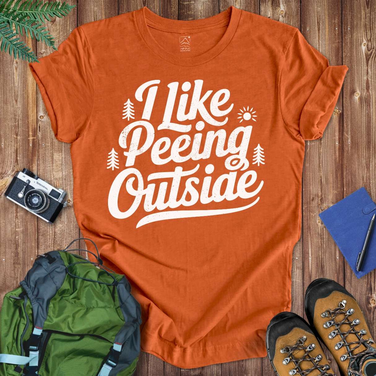 Peeing Outside Tee T-Shirt Autumn / S