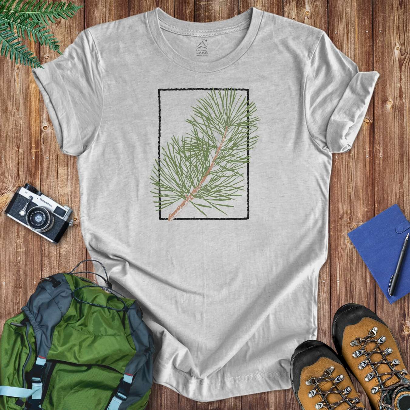 Pine Rectangle Tee T-Shirt Athletic Heather / S