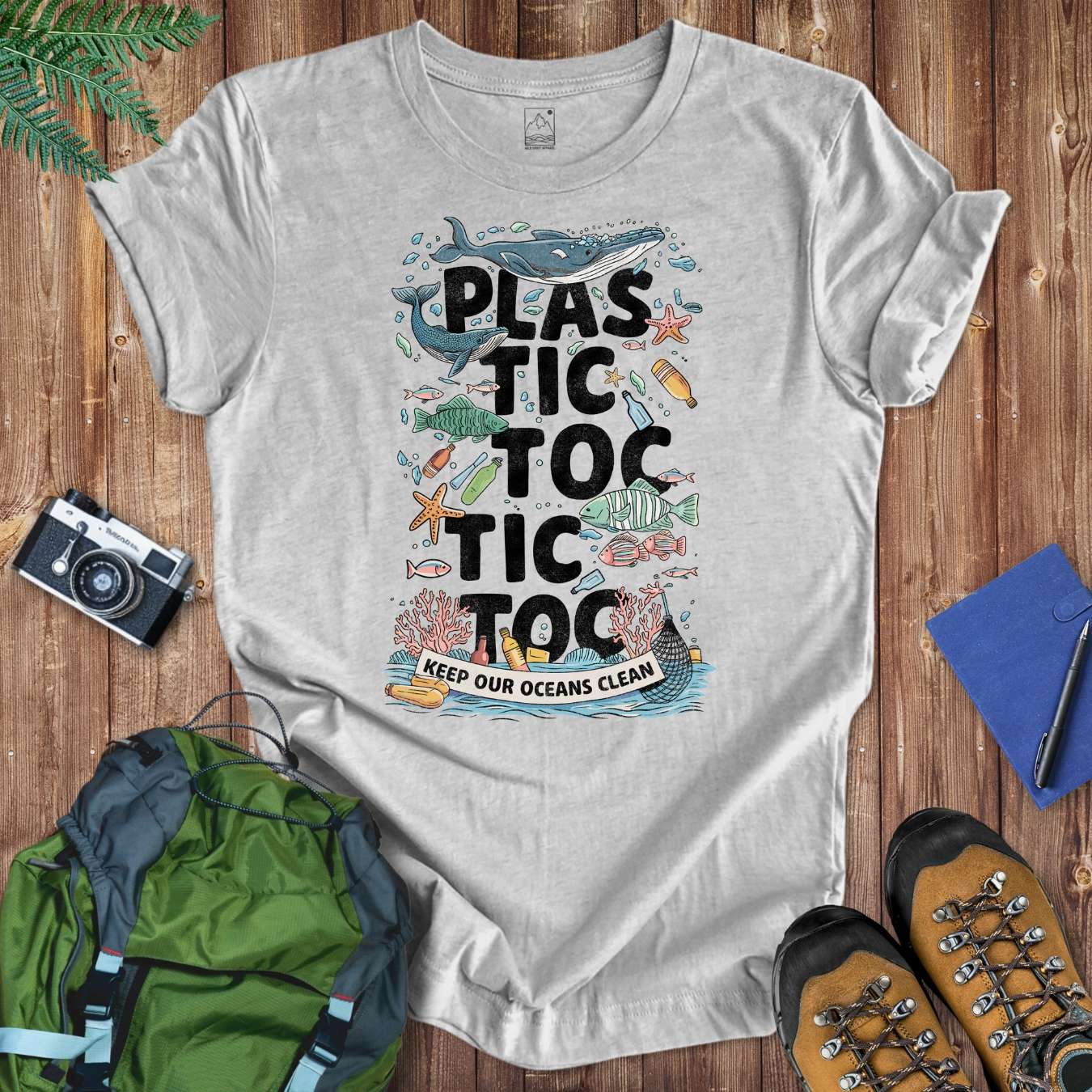 Plastictoc Tee T-Shirt Athletic Heather / S