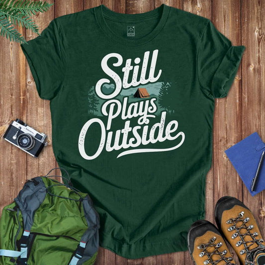 Plays Outside Tee T-Shirt Forest / S