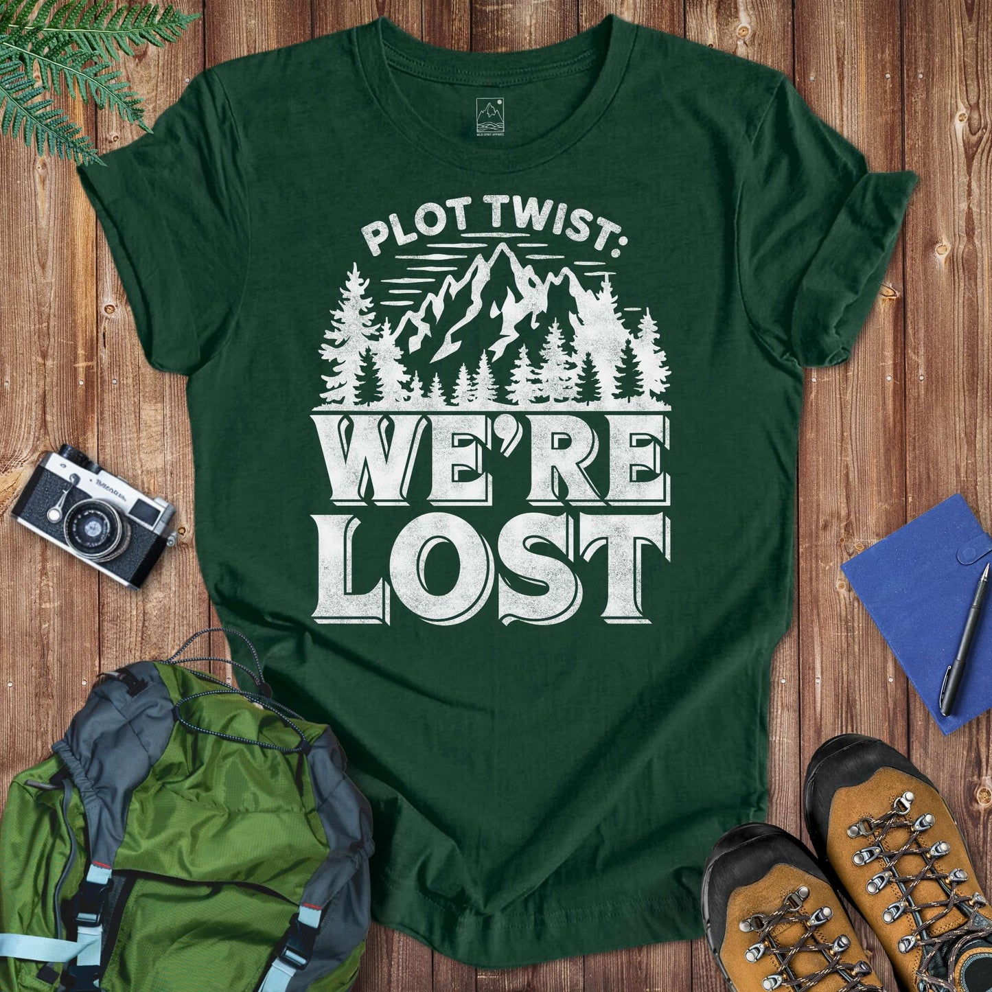 Plot Twist Tee T-Shirt Forest / S