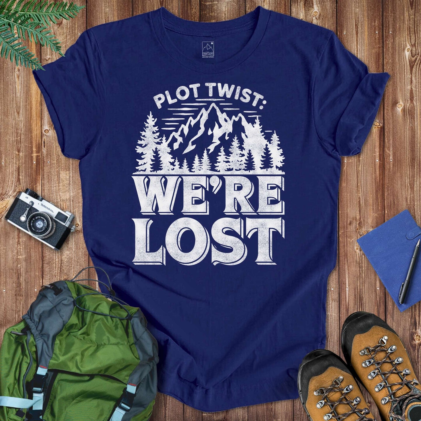 Plot Twist Tee T-Shirt Navy / S