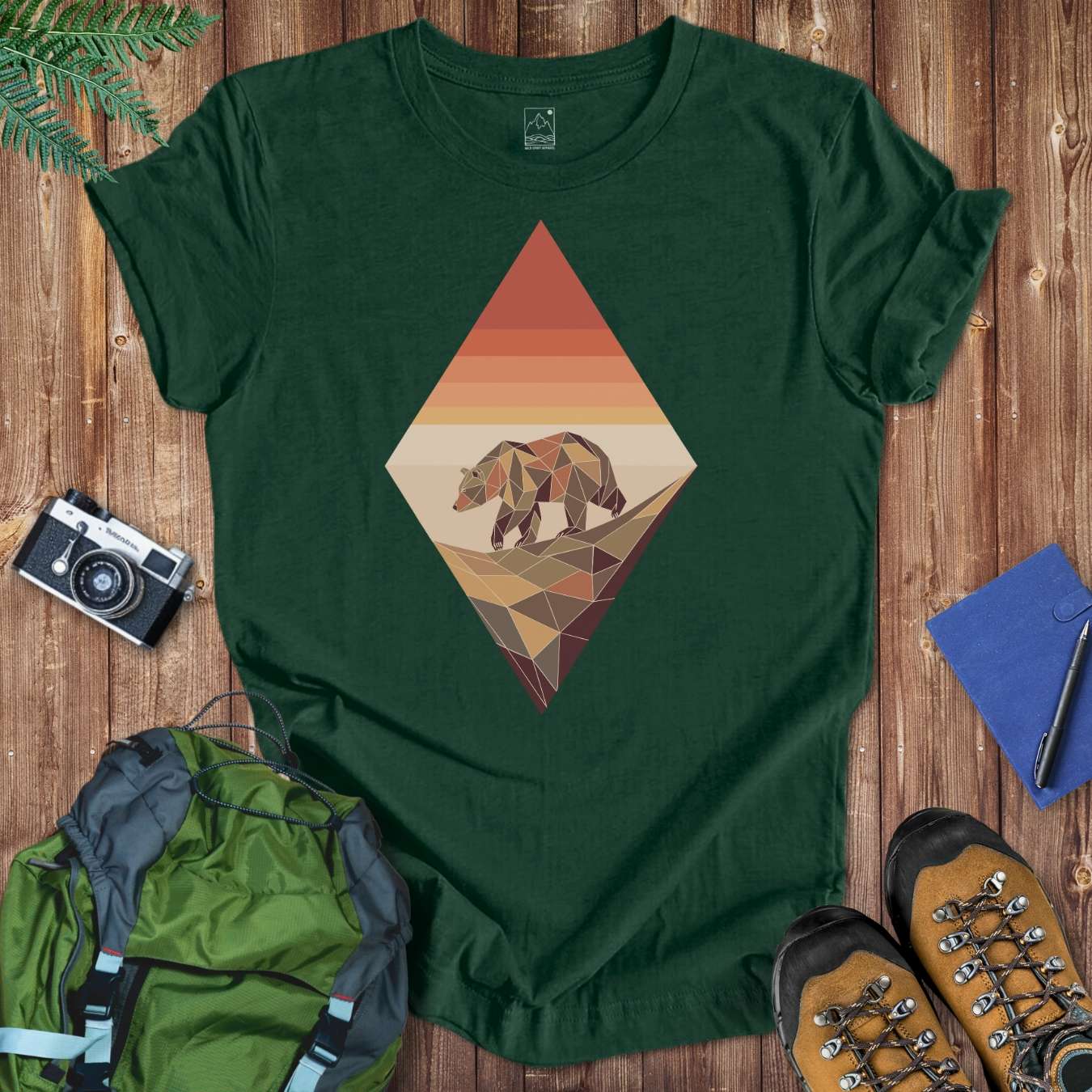 Poly Bear Tee T-Shirt Forest / S