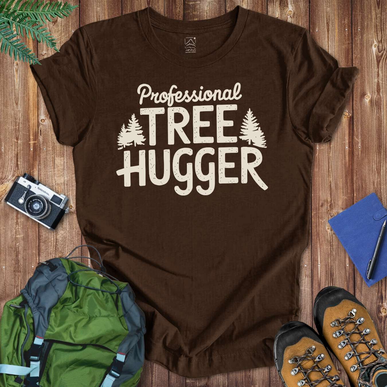 Professional Tree Hugger Tee T-Shirt Brown / S