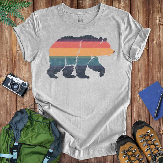 Rainbow Grizzly Tee T-Shirt Athletic Heather / S