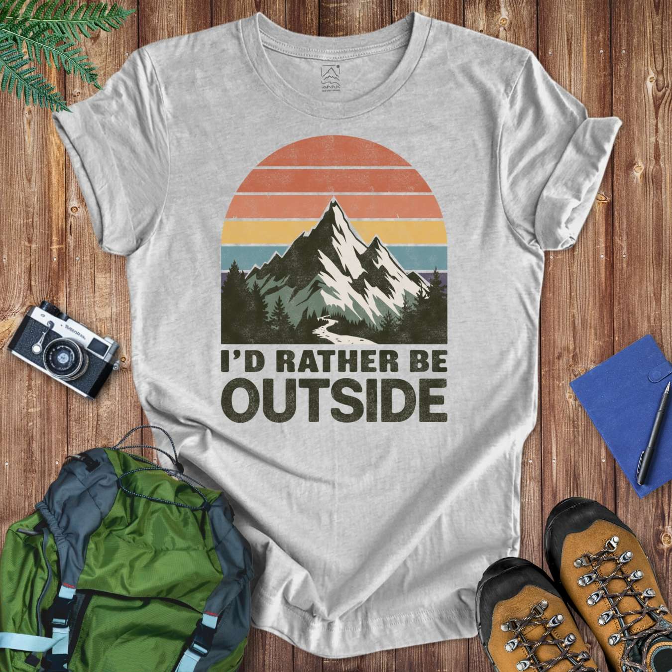 Rather Outside Vintage Tee T-Shirt Athletic Heather / S