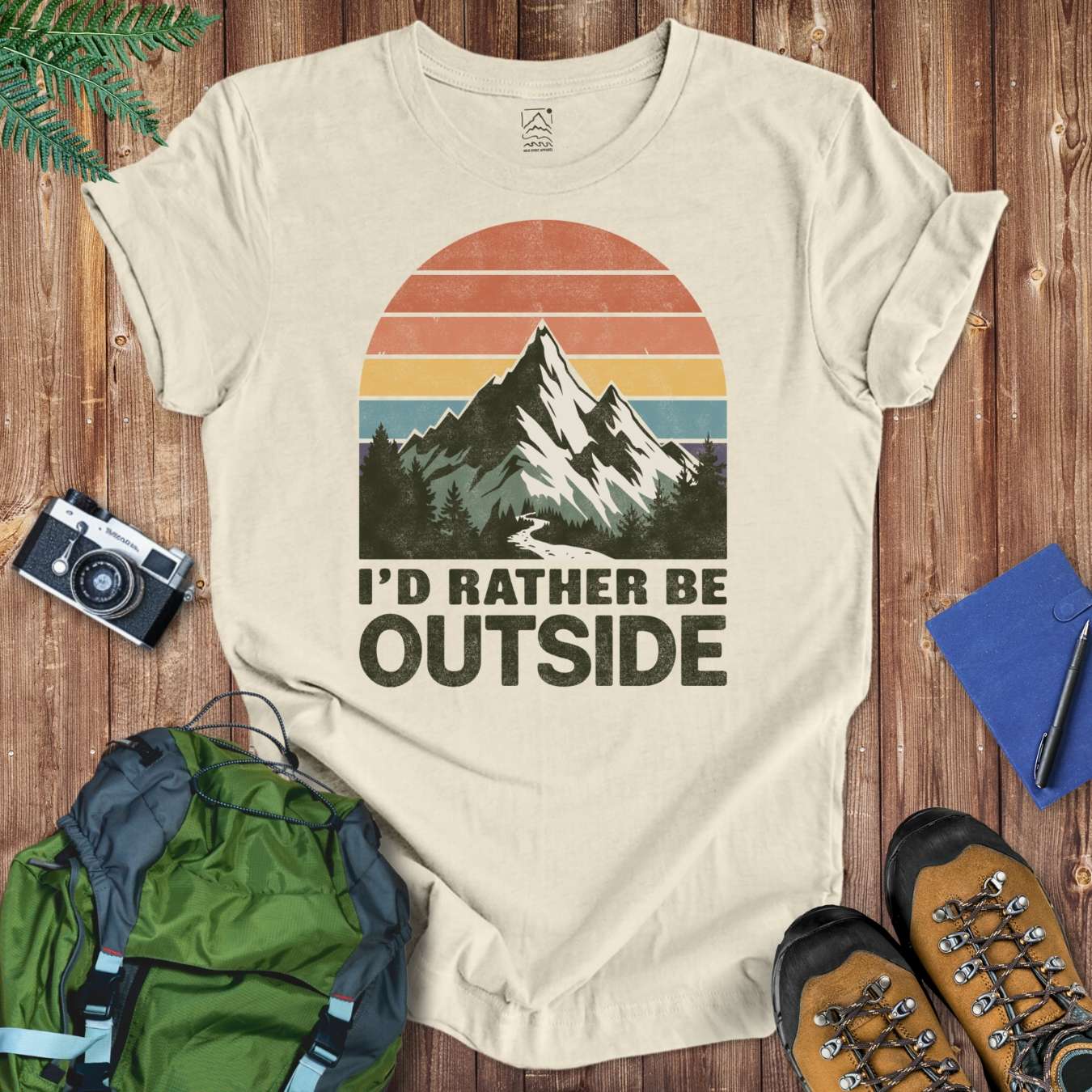 Rather Outside Vintage Tee T-Shirt Natural / S