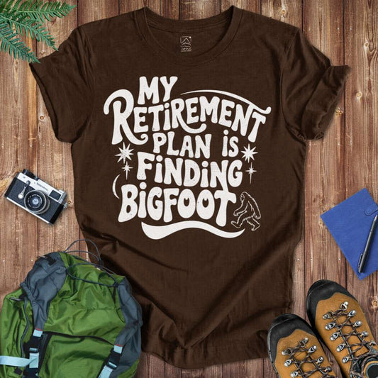 Retirement Plan Tee T-Shirt Brown / S