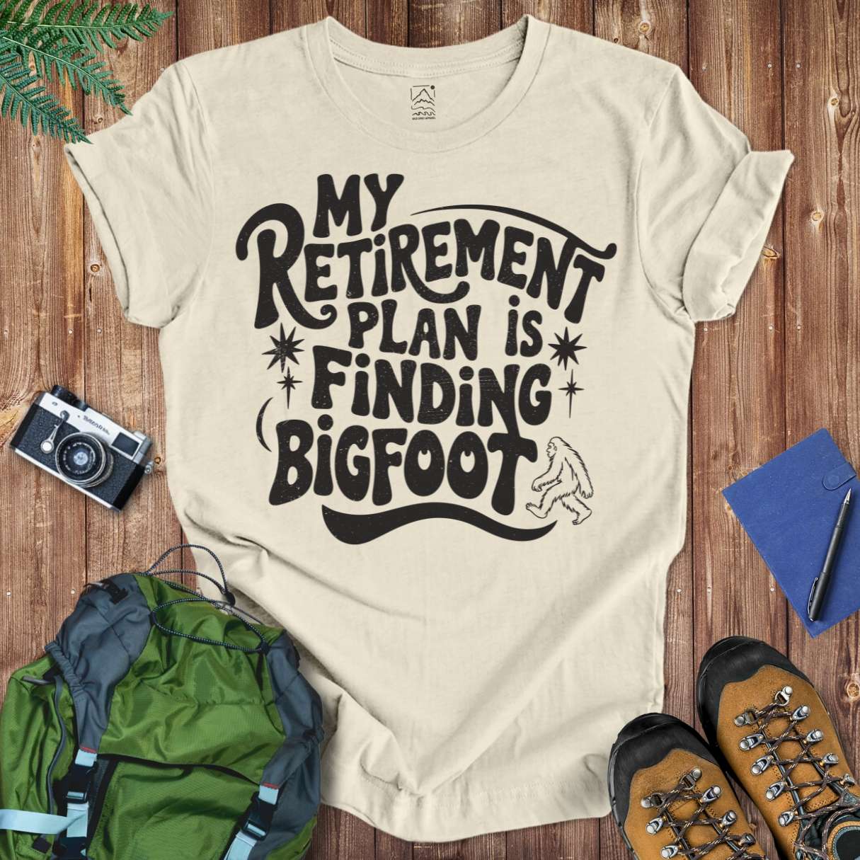 Retirement Plan Tee T-Shirt Natural / S