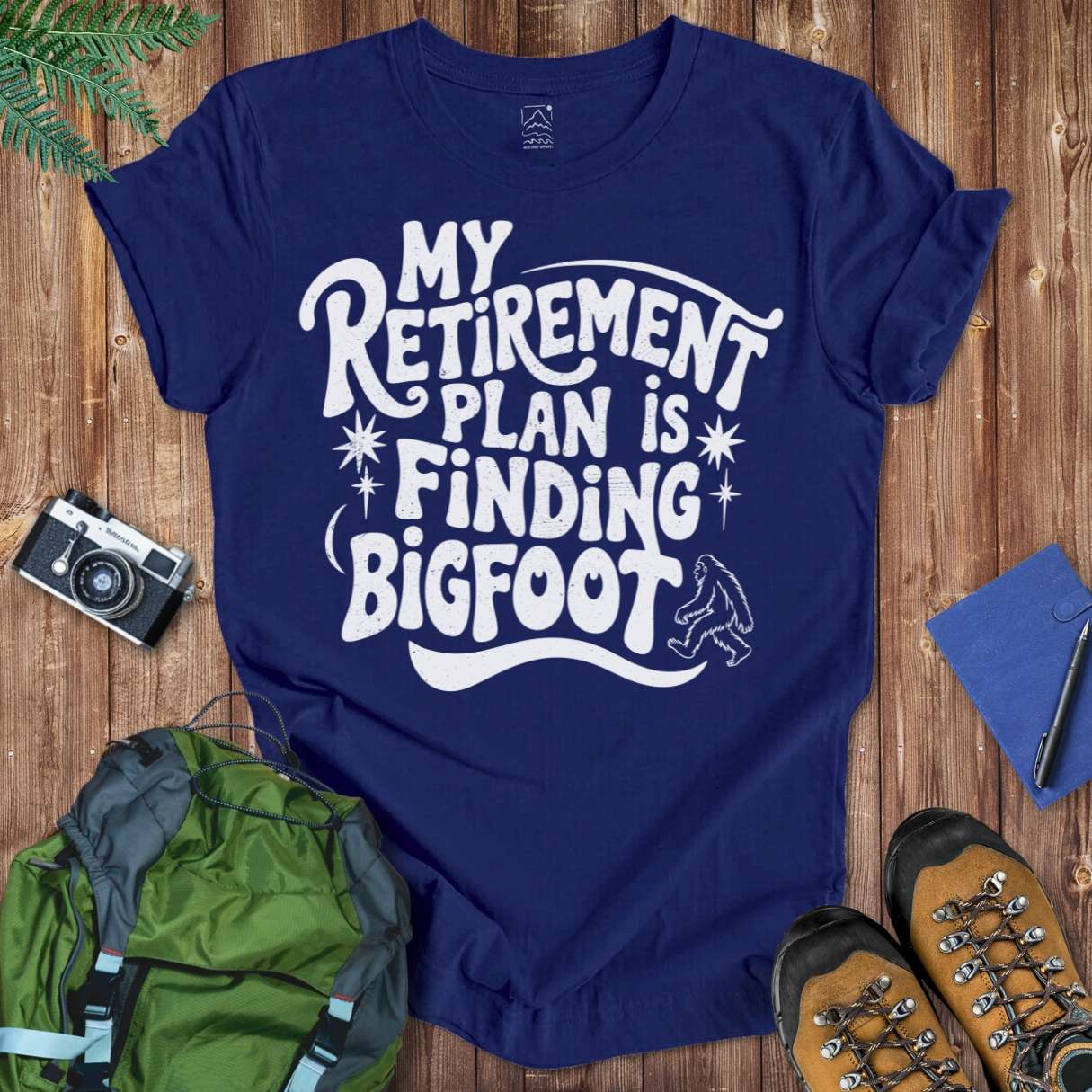 Retirement Plan Tee T-Shirt Navy / S