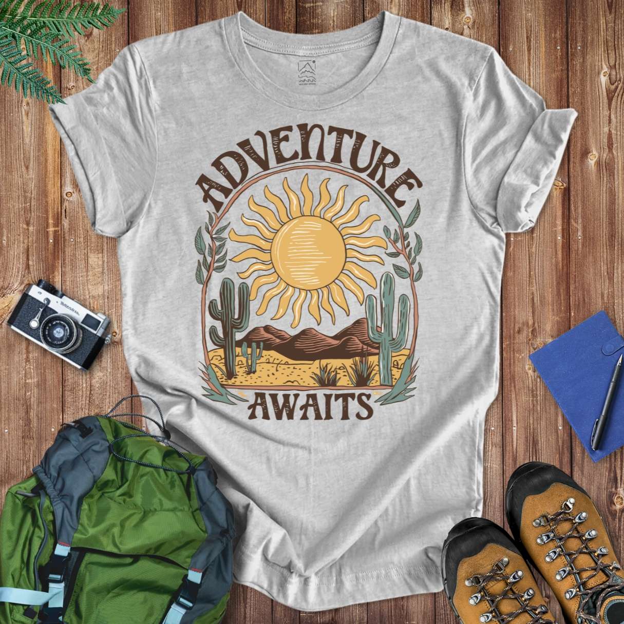 Retro Adventure Tee T-Shirt Athletic Heather / S