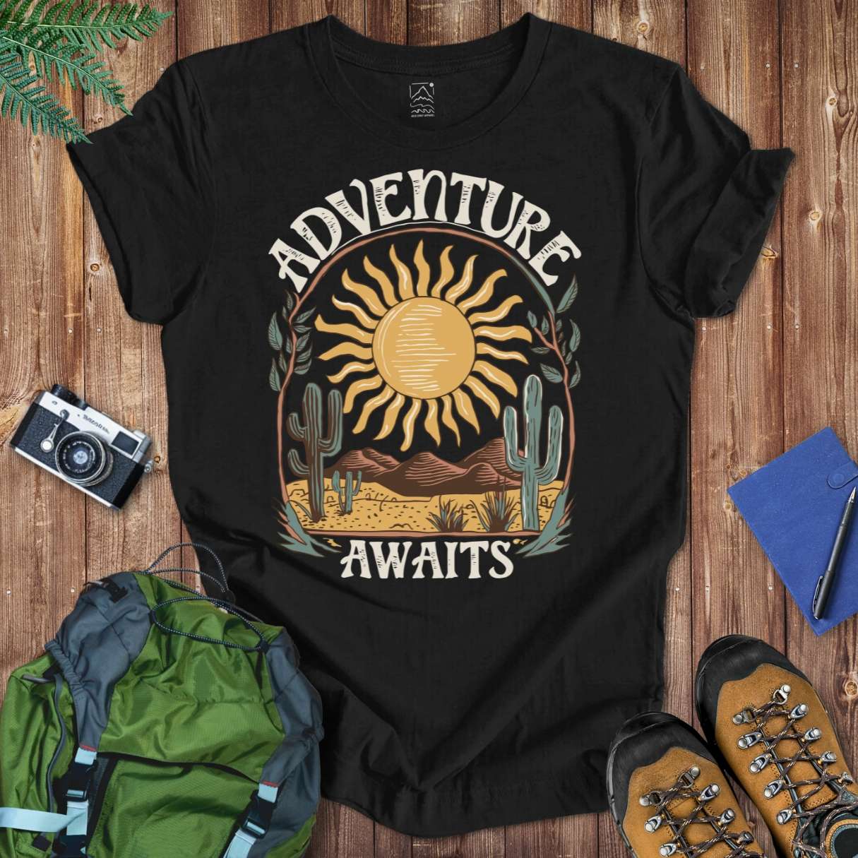 Retro Adventure Tee T-Shirt Black / S