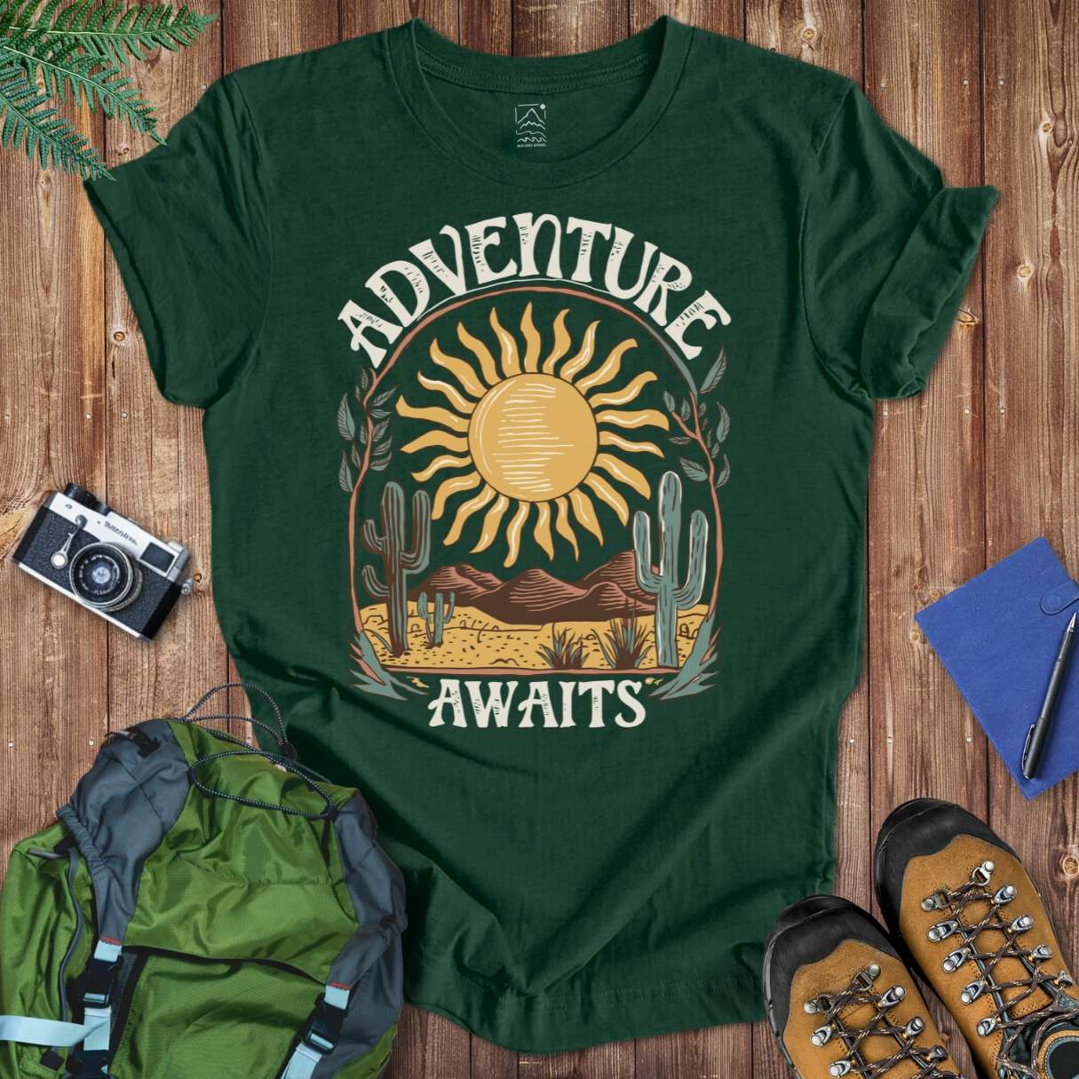 Retro Adventure Tee T-Shirt Forest / S