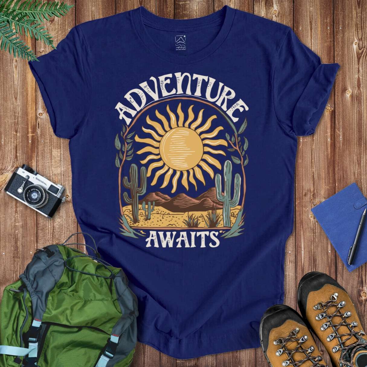 Retro Adventure Tee T-Shirt Navy / S