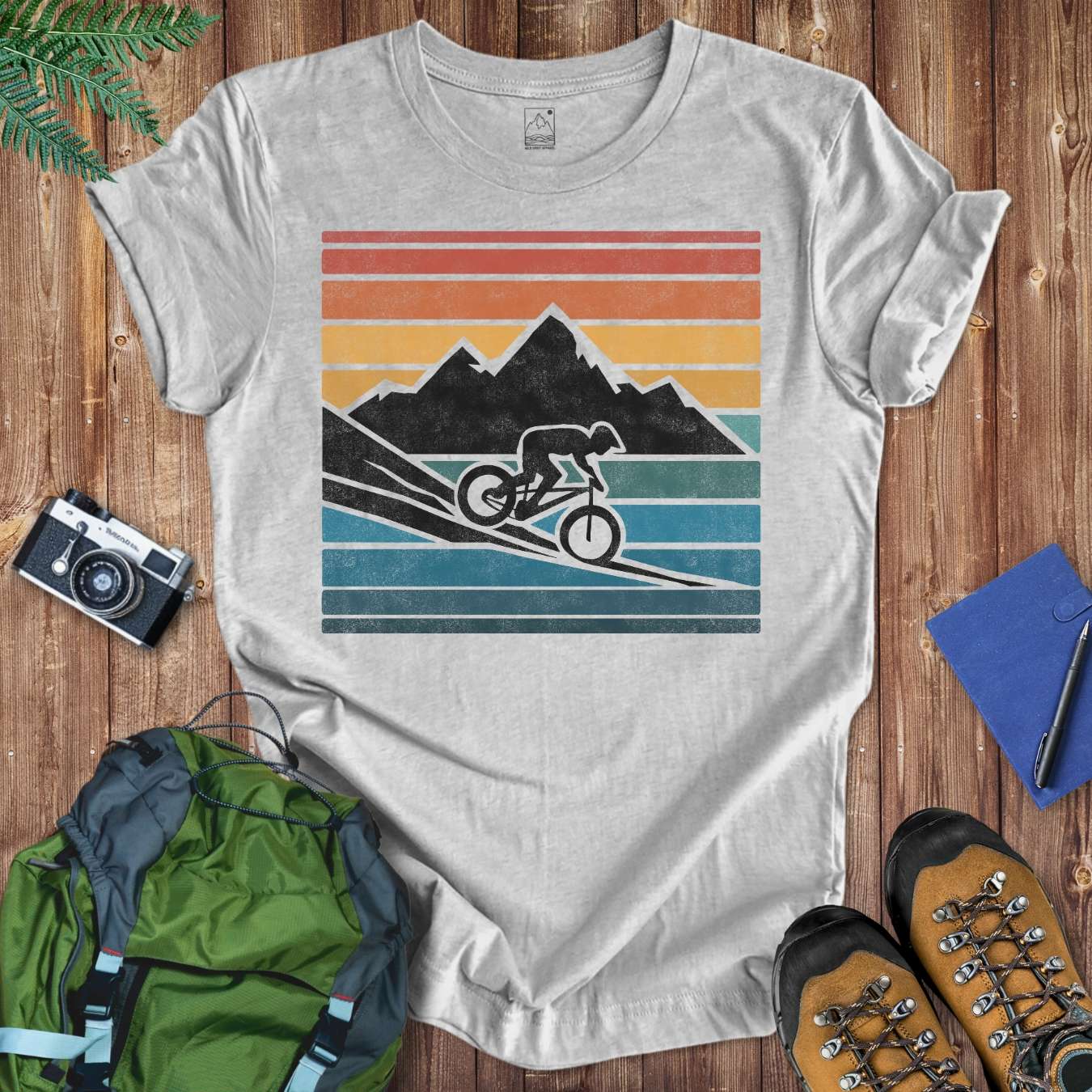 Retro Downhill Tee T-Shirt Athletic Heather / S