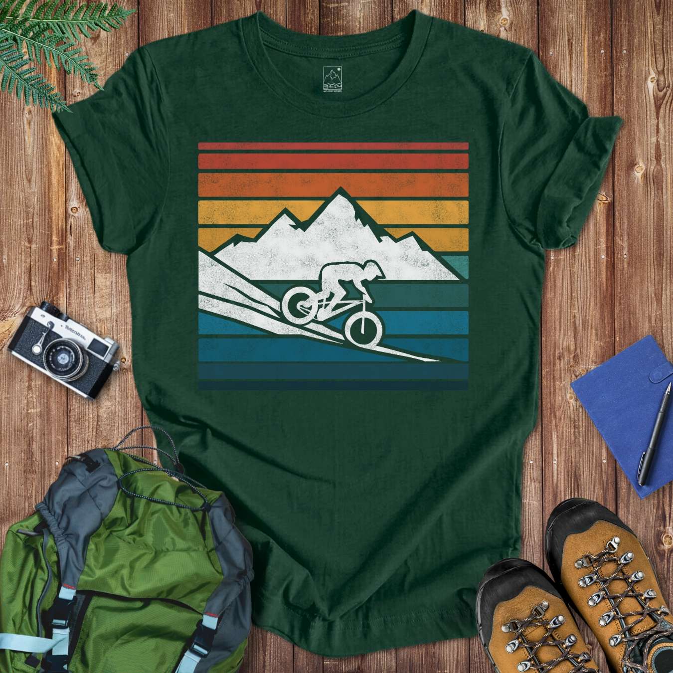 Retro Downhill Tee T-Shirt Forest / S