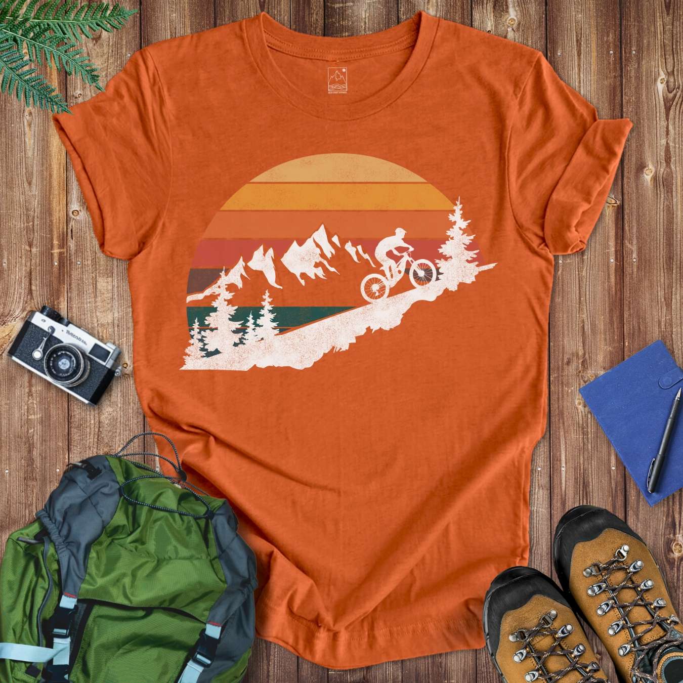 Retro Mountainbiker Tee T-Shirt Autumn / S