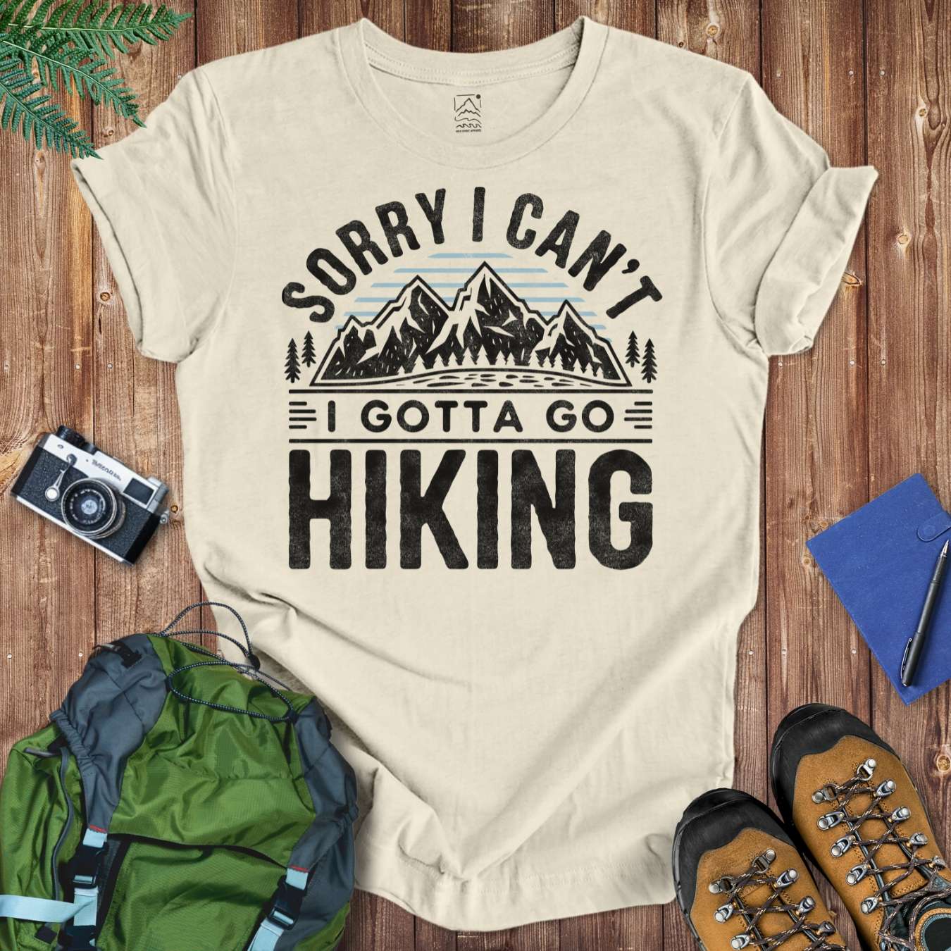 Sorry Hiking Tee T-Shirt Natural / S