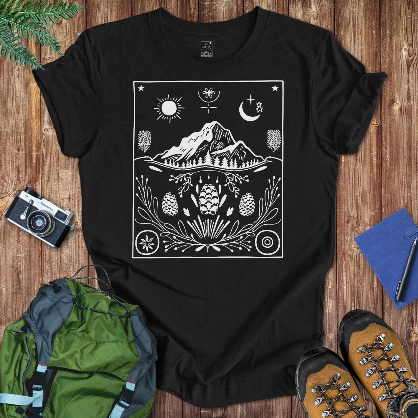 Spirit Mountain Tee T-Shirt Black / S