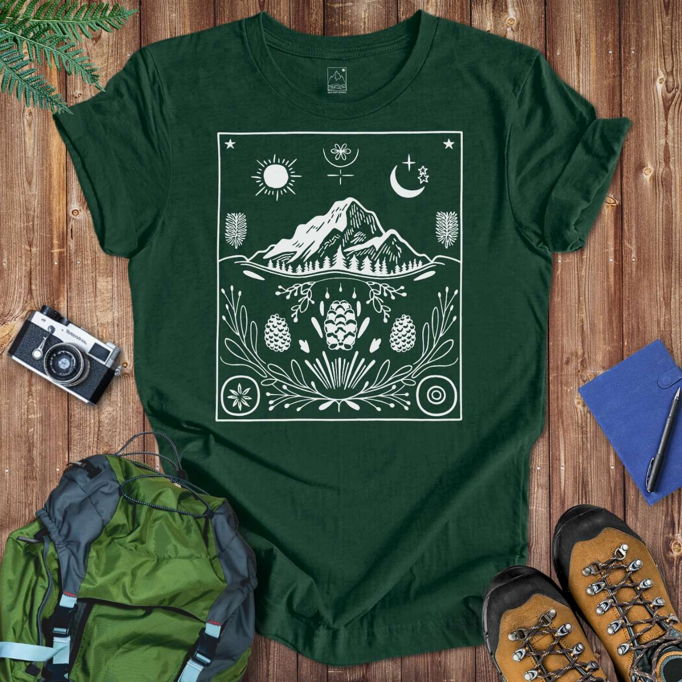 Spirit Mountain Tee T-Shirt Forest / S