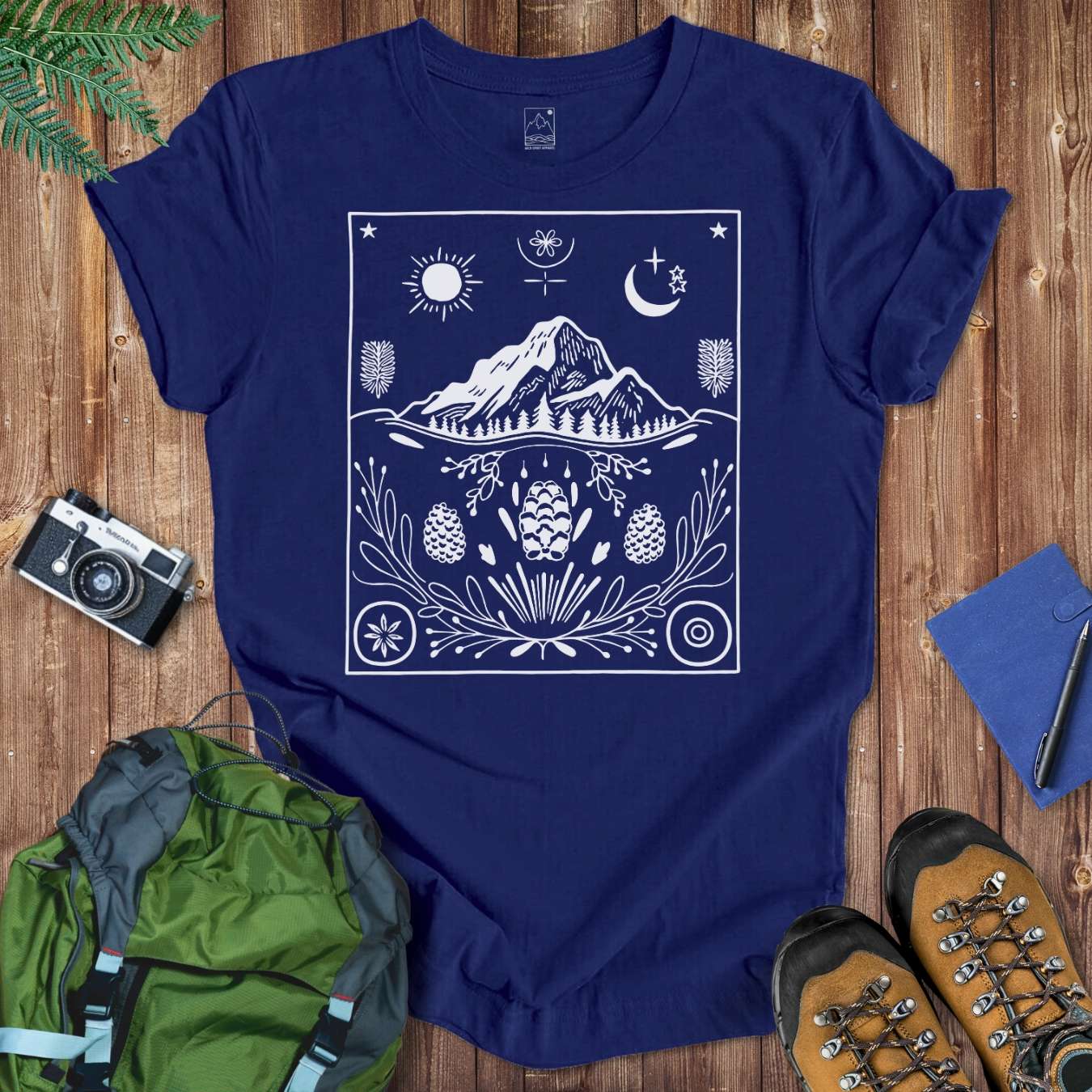 Spirit Mountain Tee T-Shirt Navy / S