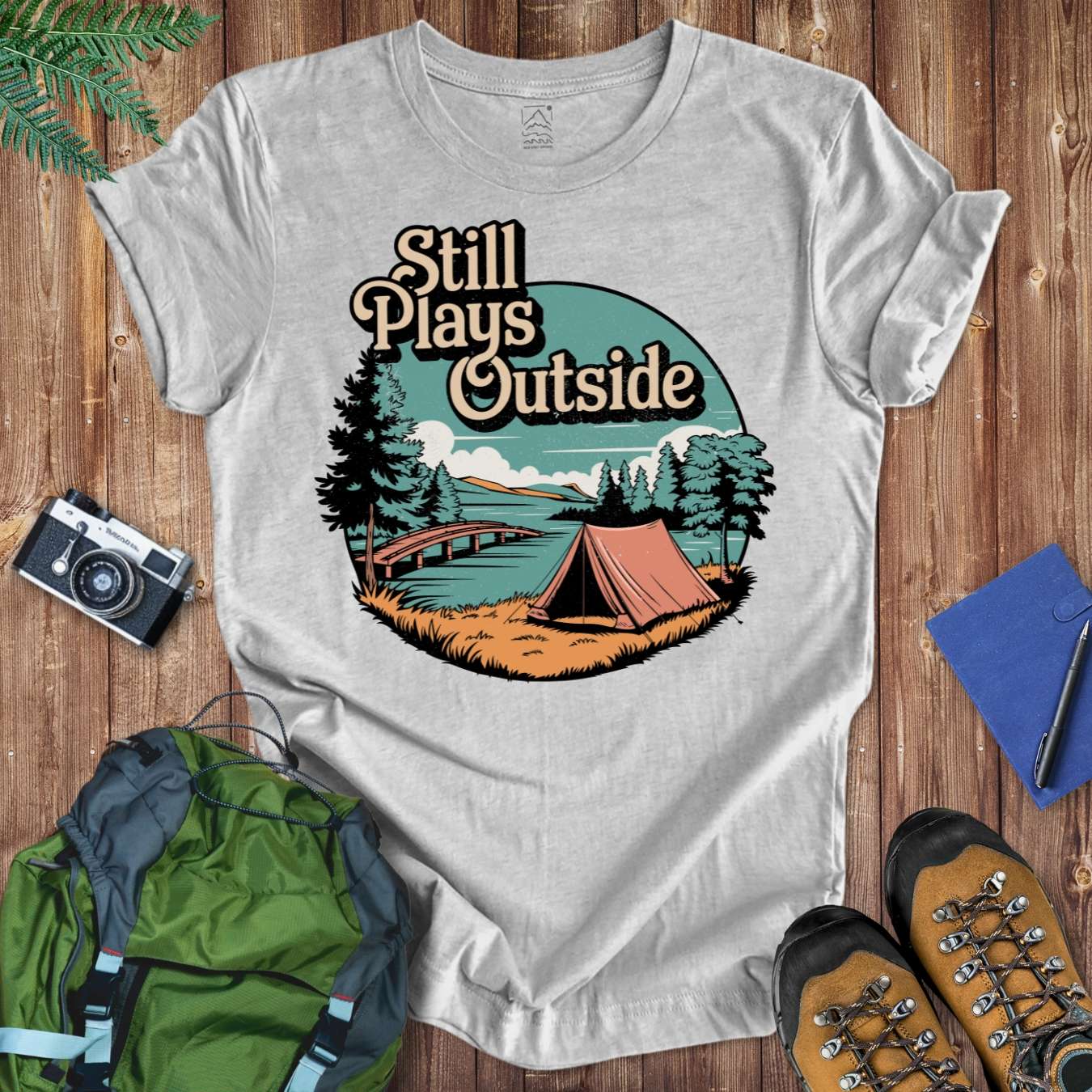 Still Plays Outside Tee T-Shirt Athletic Heather / S