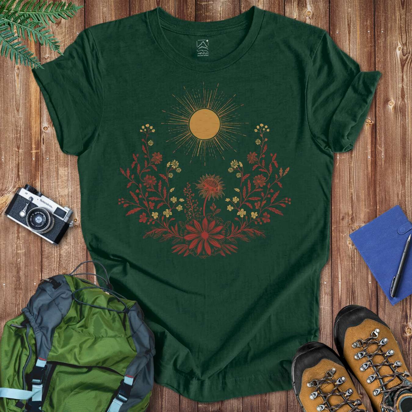 Sunlit Meadow Tee T-Shirt Forest / S