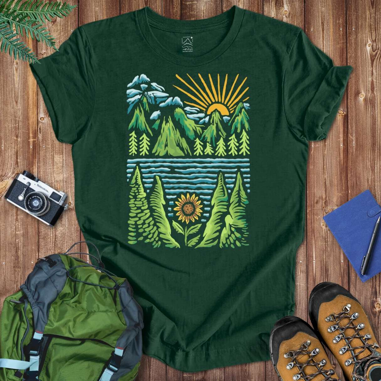 Sunny Lake Tee T-Shirt Forest / S